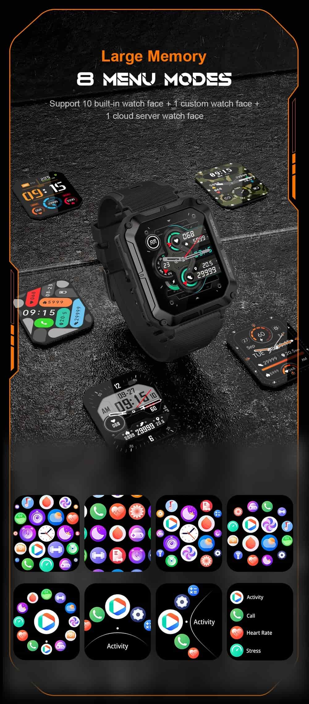 C20 Pro Rugged Smartwatch(图7)