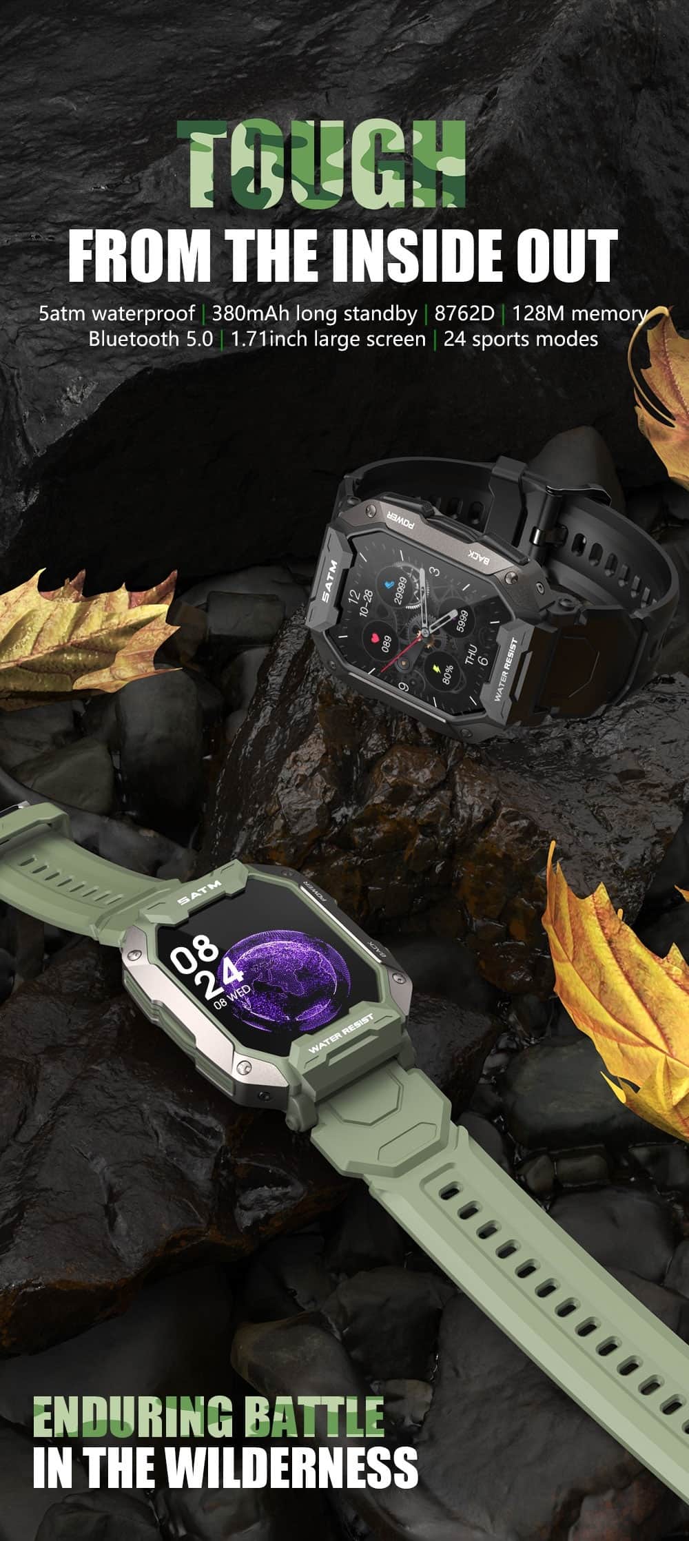C20 Rugged Smartwatch(图1)