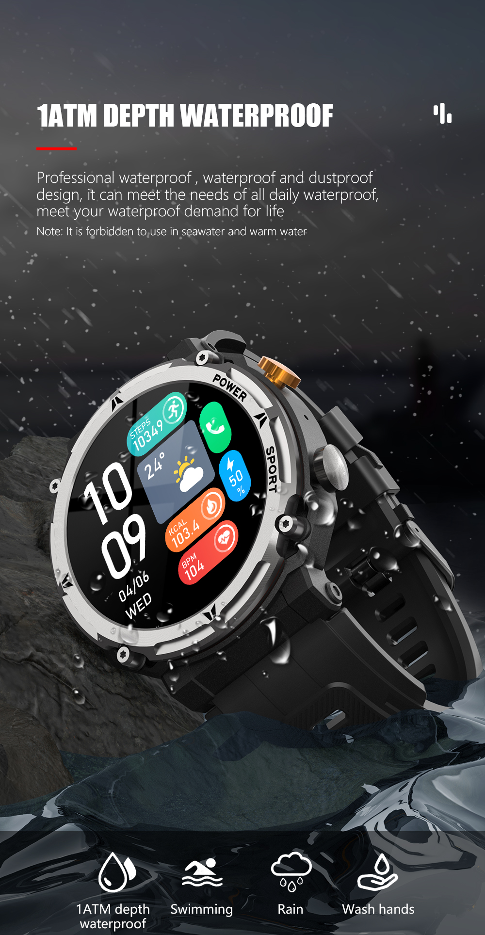 C21 Pro Rugged Smartwatch(图5)