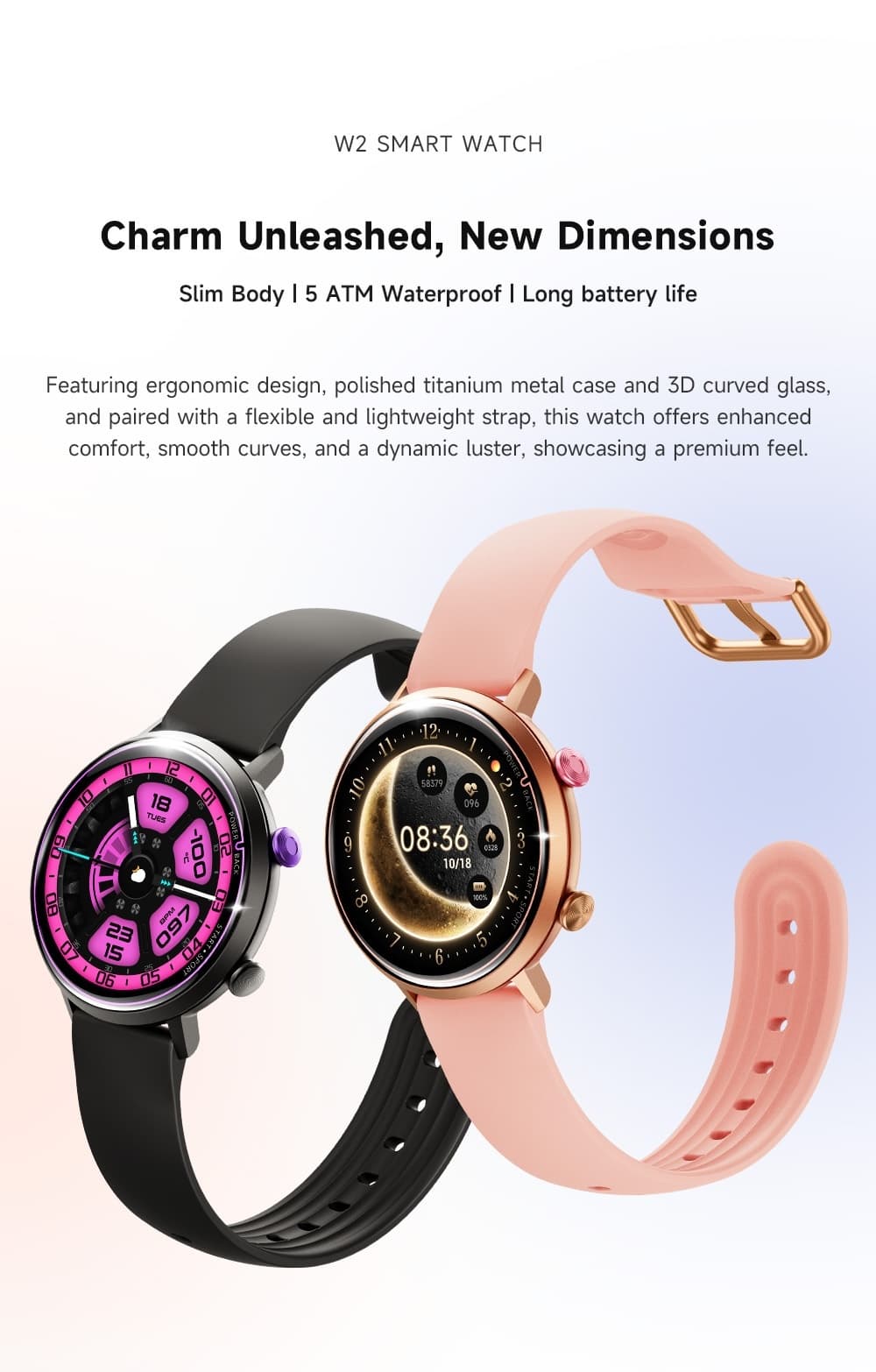 W2 Ladys smart watch(图1)