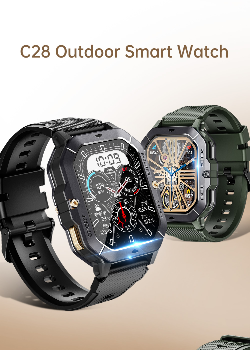 C28 rugged smartwatch(图1)