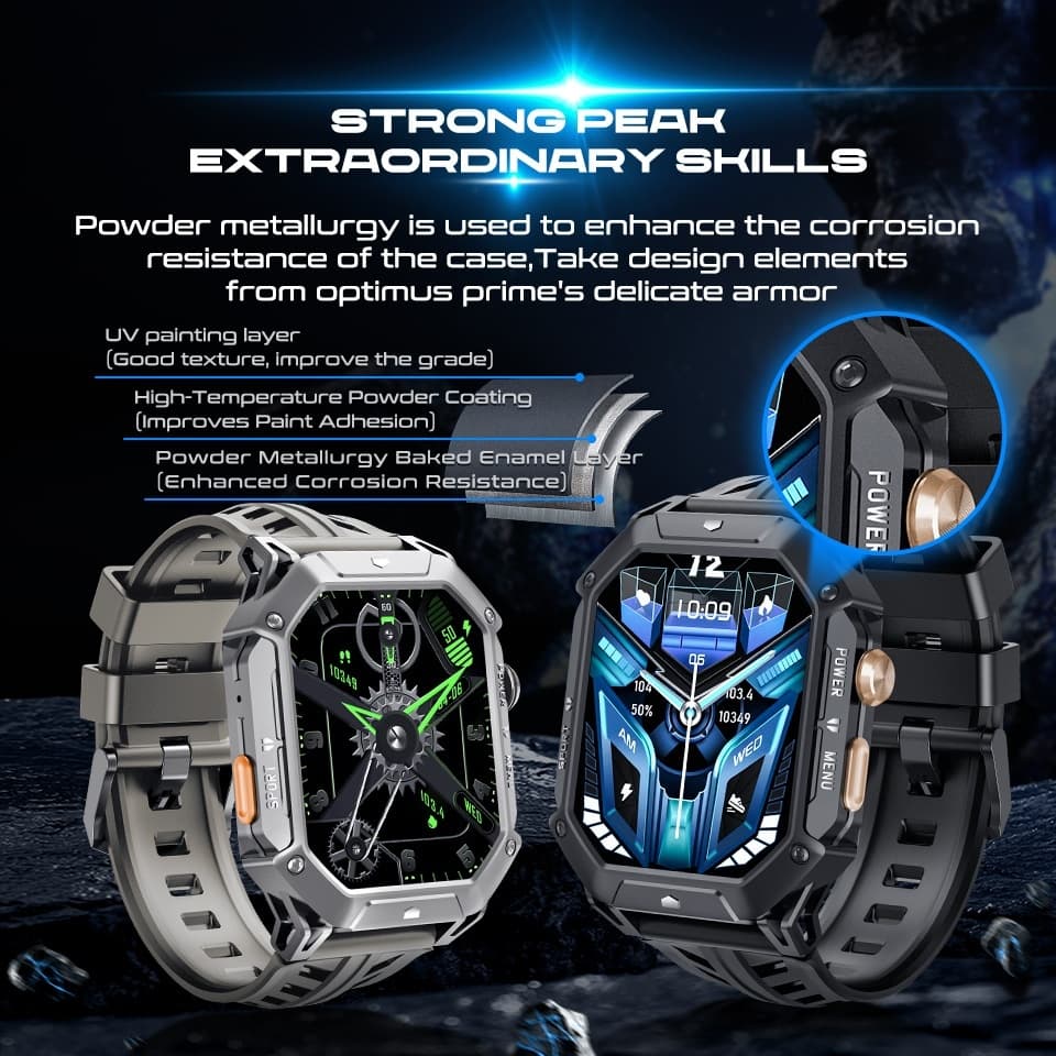 X1 Rugged Smartwatch(图3)
