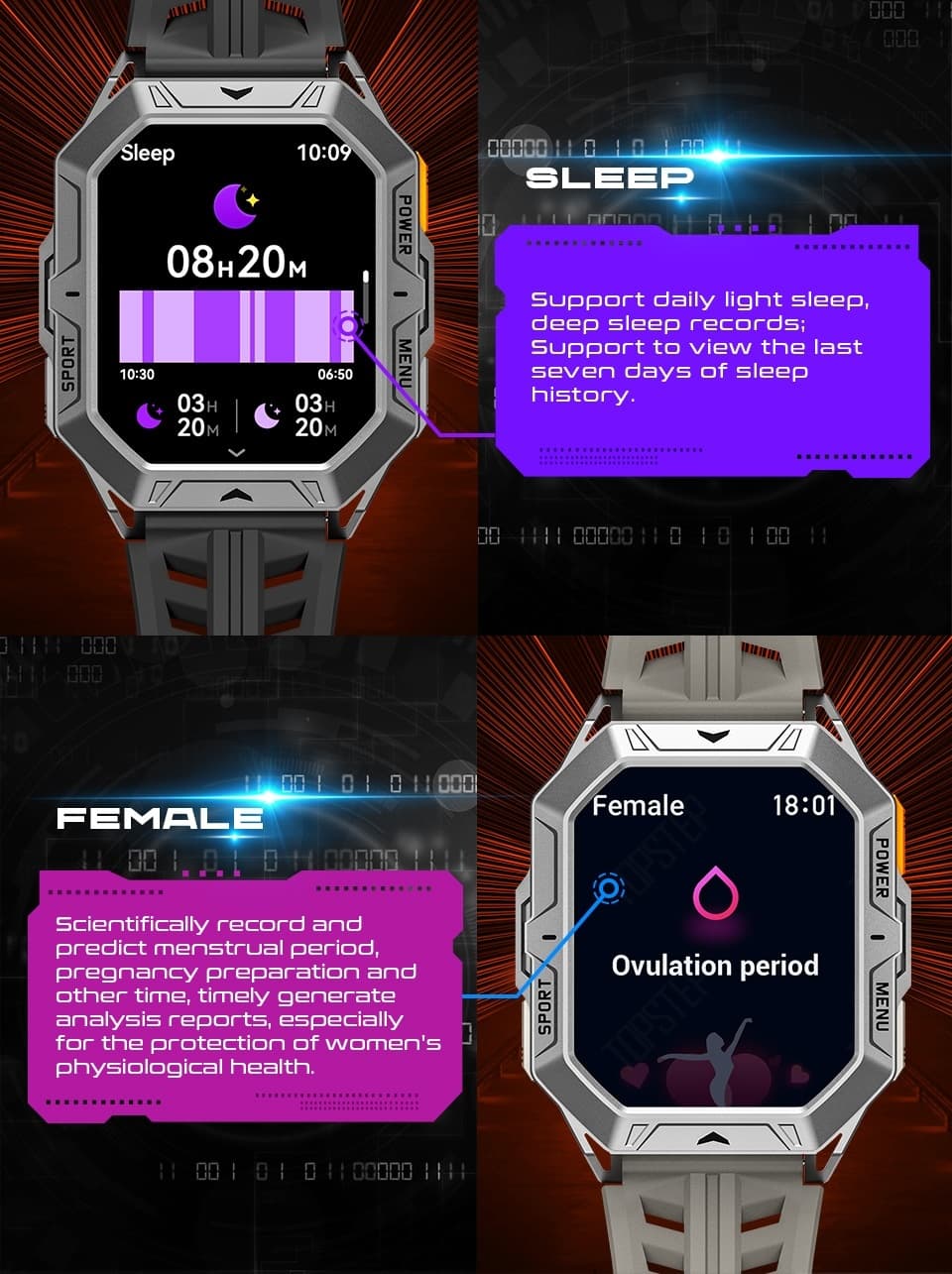 X1 Pro Outdoor Smart Watch(图13) X1 Pro Rugged Smartwatch(图13)