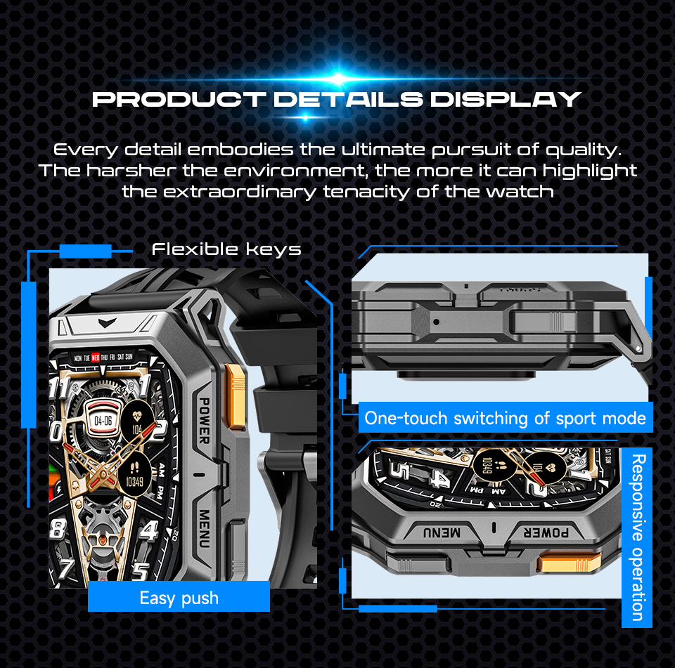 X1 Pro Outdoor Smart Watch(图15) X1 Pro Rugged Smartwatch(图15)