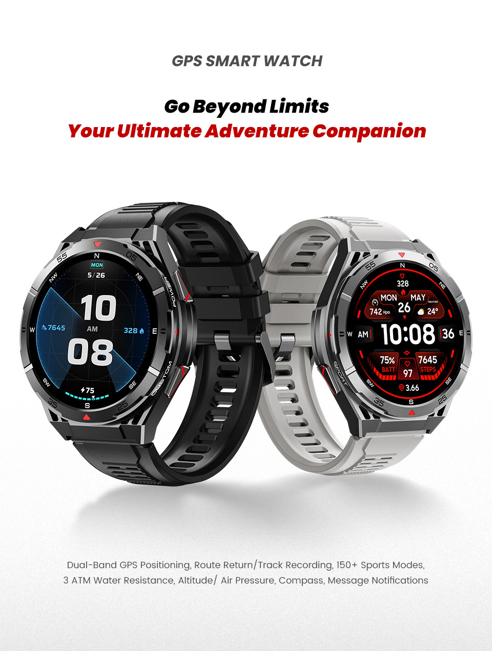 X2B Outdoor Smart Watch(图1) X2 GPS Smartwatch(图1)