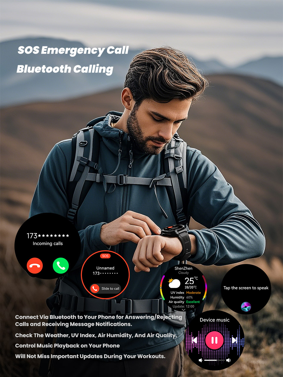 X2B Outdoor Smart Watch(图12) X2 GPS Smartwatch(图12)