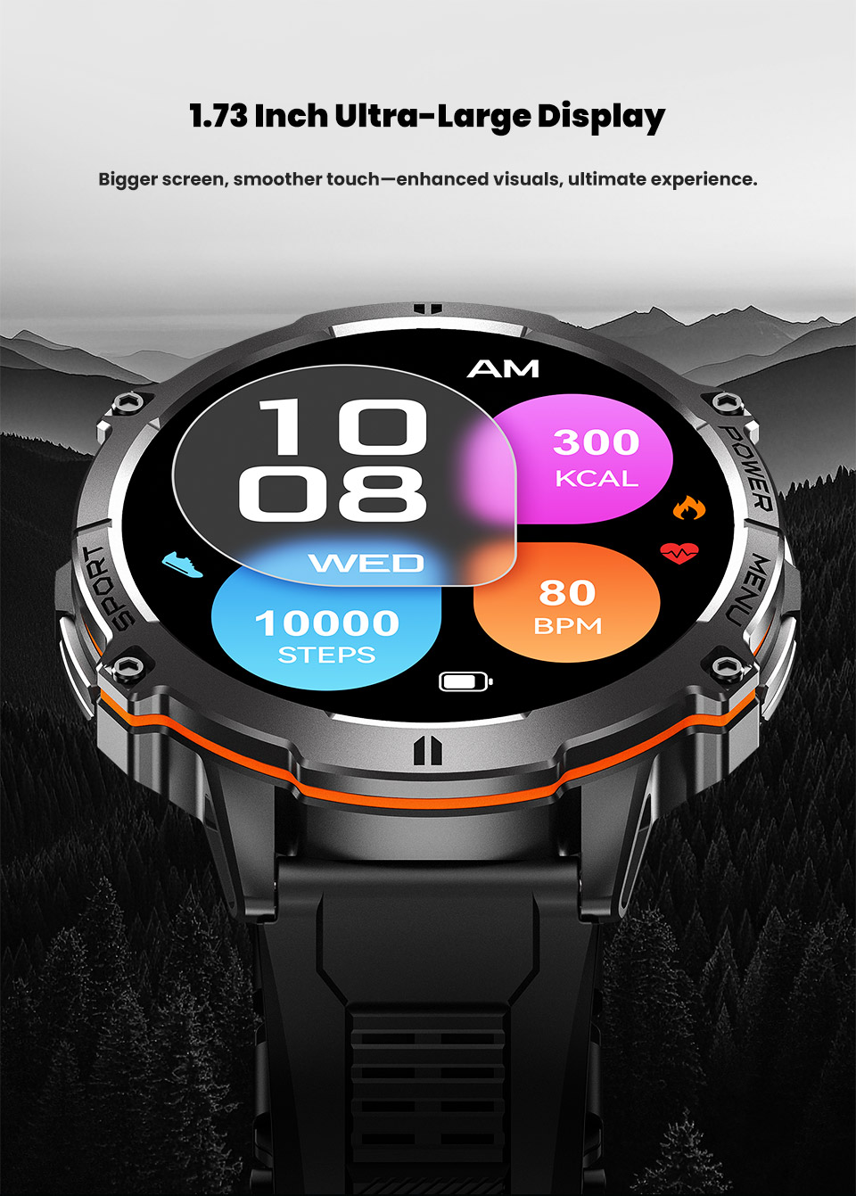 X3 Outdoor Smart Watch(图2) X3 Rugged Smartwatch(图2)