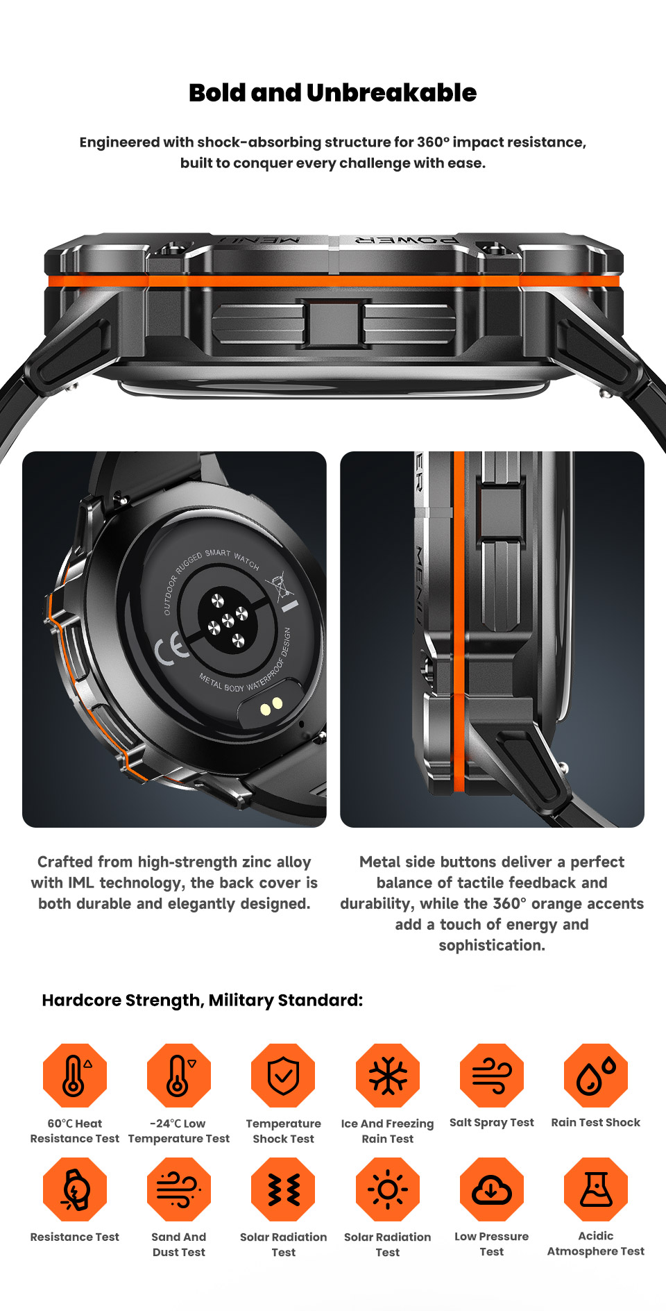 X3 Outdoor Smart Watch(图4) X3 Rugged Smartwatch(图4)