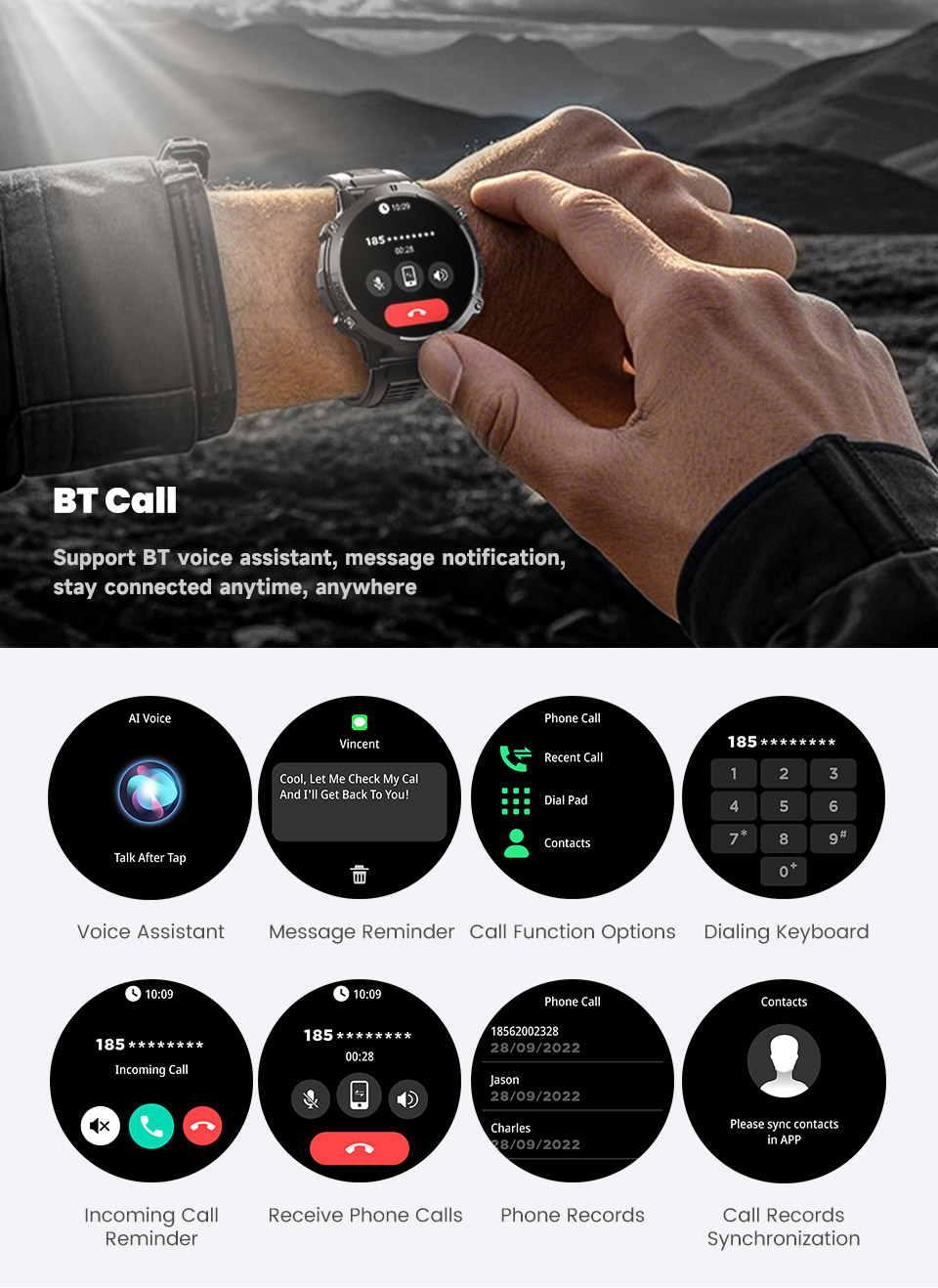 X3 Outdoor Smart Watch(图6) X3 Rugged Smartwatch(图6)
