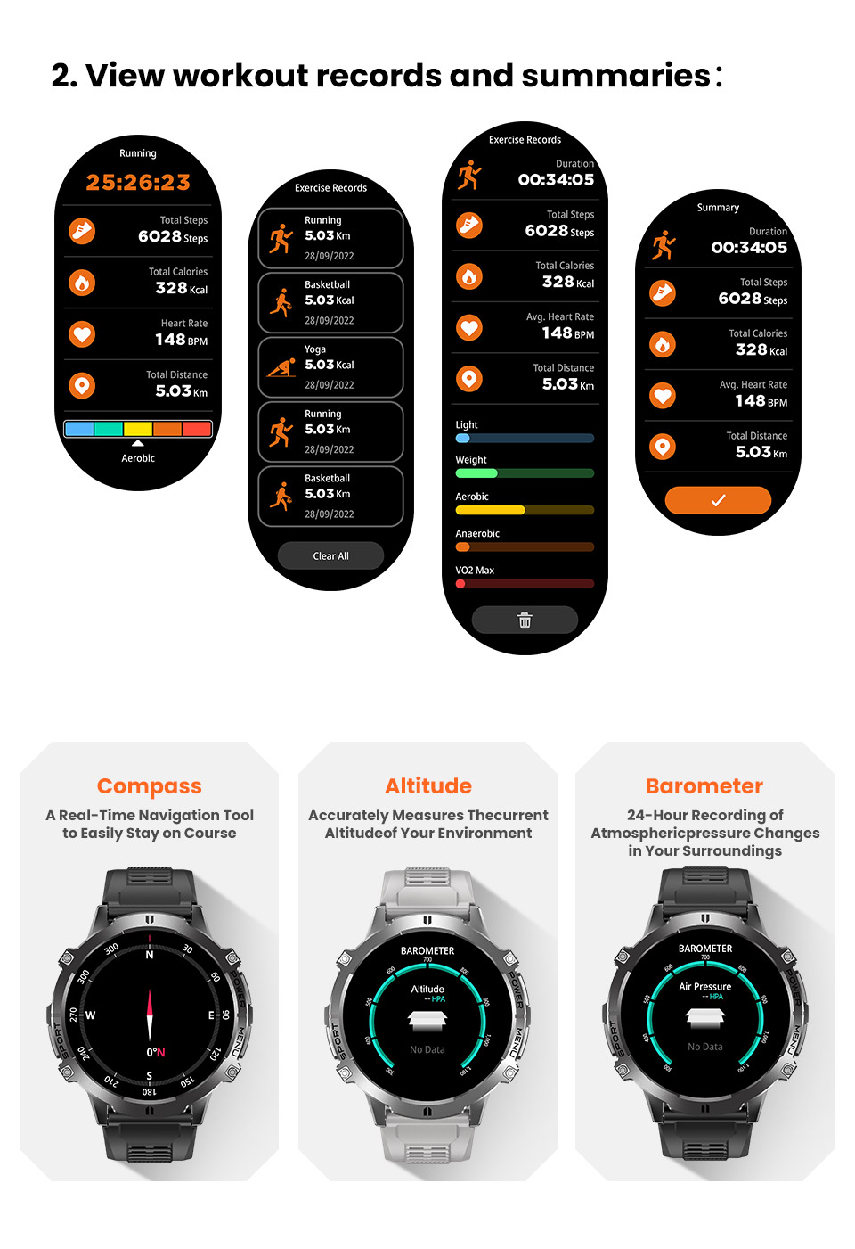 X3 Outdoor Smart Watch(图9) X3 Rugged Smartwatch(图9)