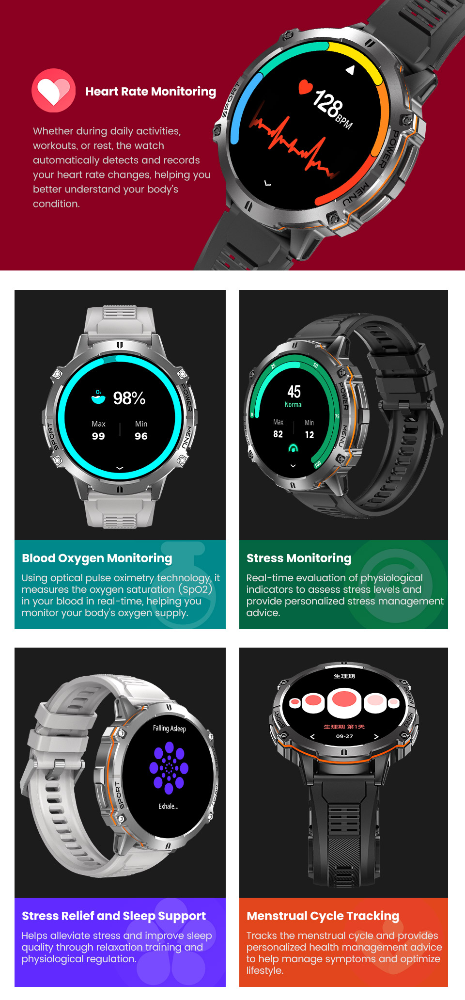 X3 Outdoor Smart Watch(图12) X3 Rugged Smartwatch(图12)