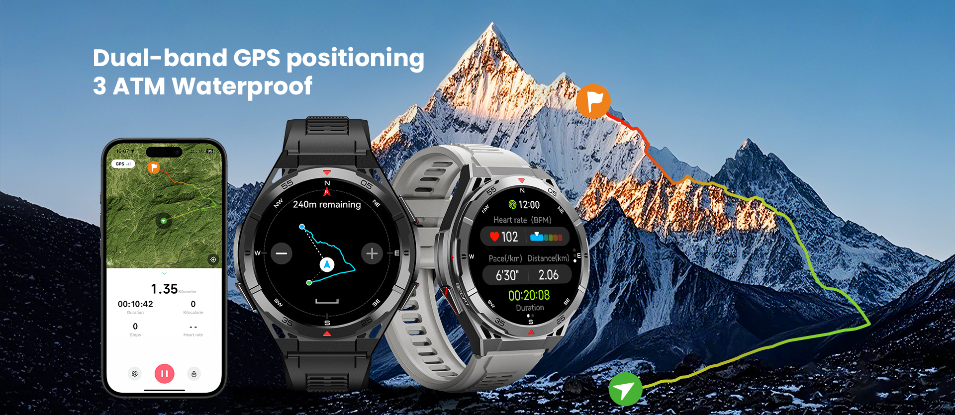 Discover the Ultimate Outdoor GPS Smartwatch: Leadoys X2(图1)