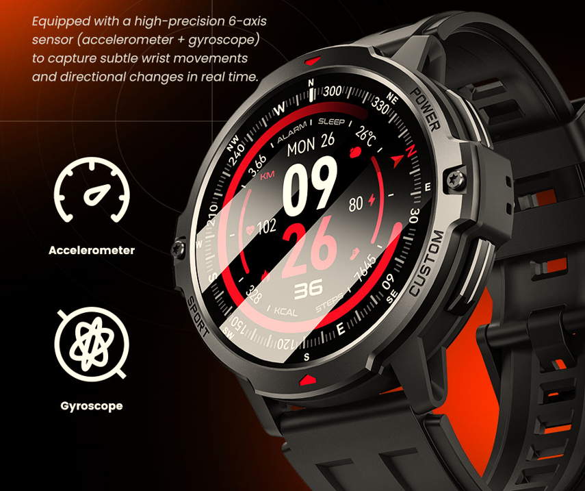 Six-Axis vs Three-Axis: Why Your Next GPS Smartwatch Should Have a Six-Axis Sensor(图1) Six-Axis vs Three-Axis: Why Your Next GPS Smartwatch Should Have a Six-Axis Sensor(图1)