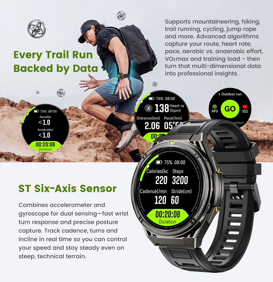 X2 Pro Rugged Smartwatch(图4) X2 Pro GPS Smartwatch(图4)