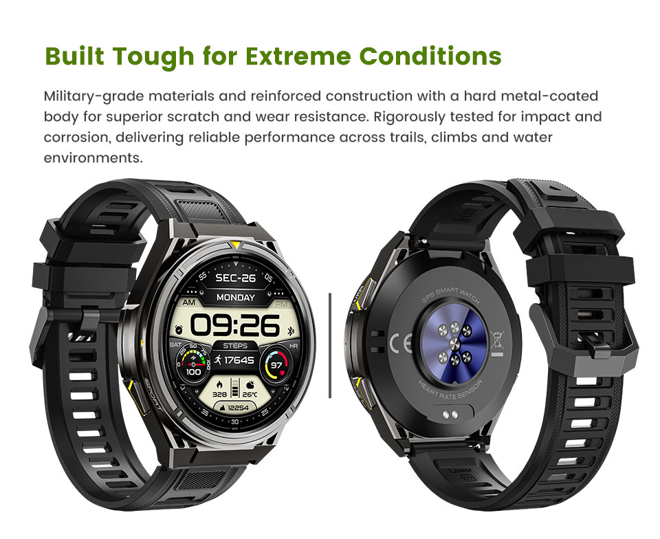 X2 Pro Rugged Smartwatch(图3) X2 Pro GPS Smartwatch(图3)